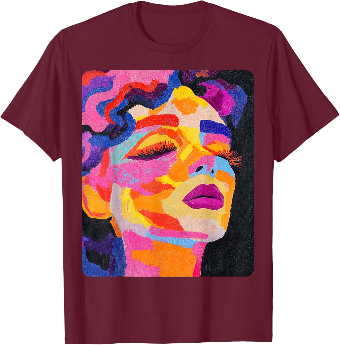 Designer Women's Fashion T-Shirt - T-Shirt | Maroon