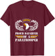 Proud Daughter Of 101st Airborne Division US Veteran T-Shirt - T-Shirt | Maroon