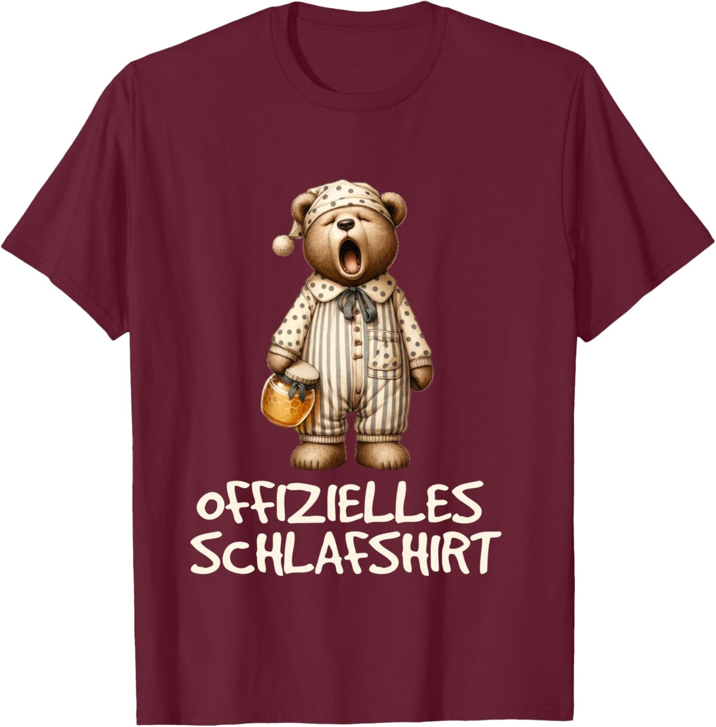 Official Bear Sleep Shirt T-Shirt - T-Shirt | Maroon