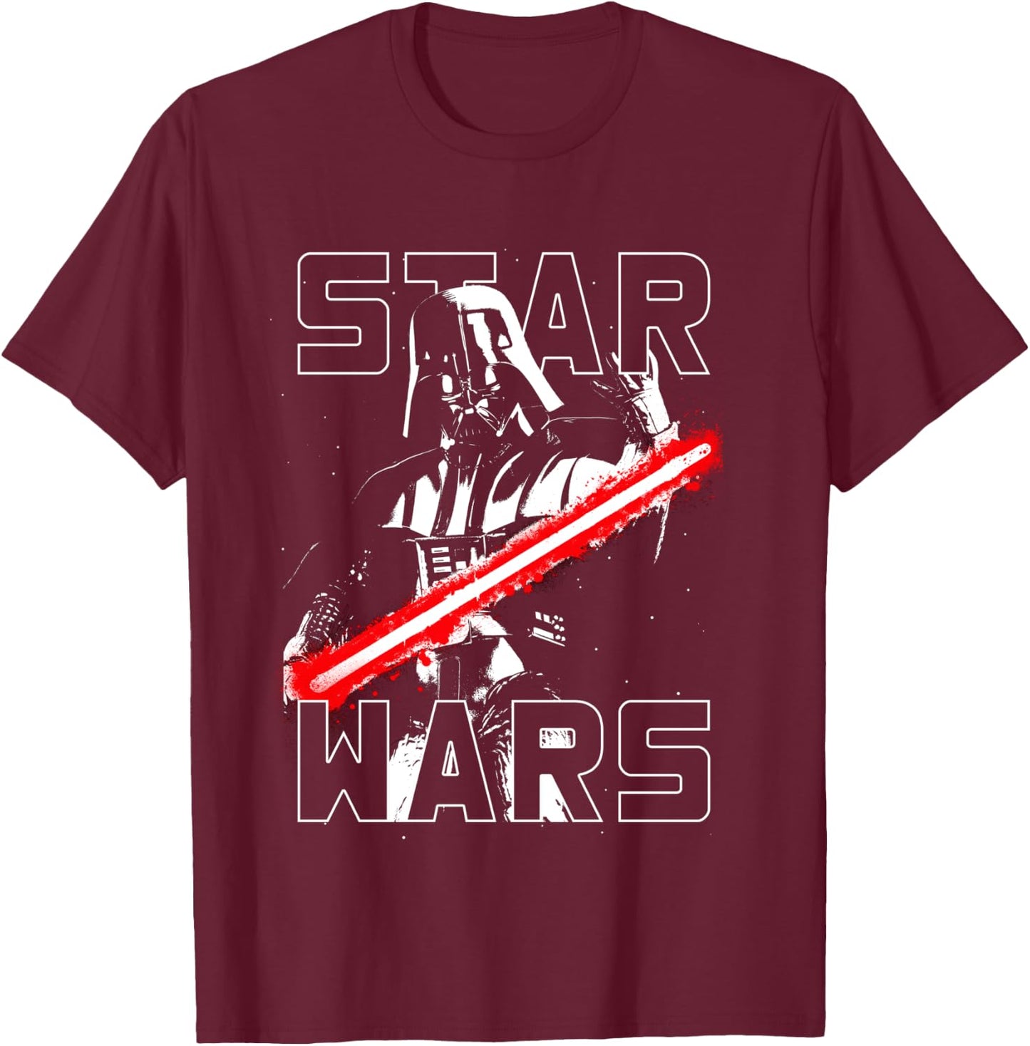 Star Wars Darth Vader Portrait of Light T-Shirt - T-Shirt | Maroon