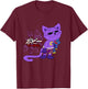 Poppy Playtime Sleepy CatNap Huggy Wuggy Peluche Texte Japonais Manche Longue T-Shirt - T-Shirt | Maroon