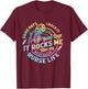 Tie Dye Some Days I Rock It Some Days It Rocks Me Nurse Life T-Shirt - T-Shirt | Maroon