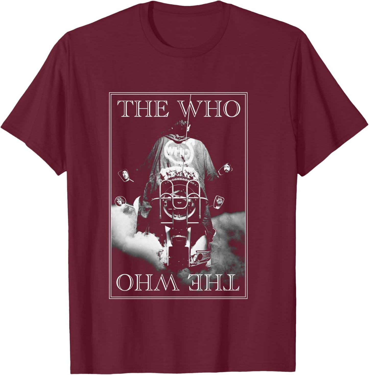 The Official Quadrophenia Bike of Who Shirt, black, S T-Shirt - T-Shirt | Maroon
