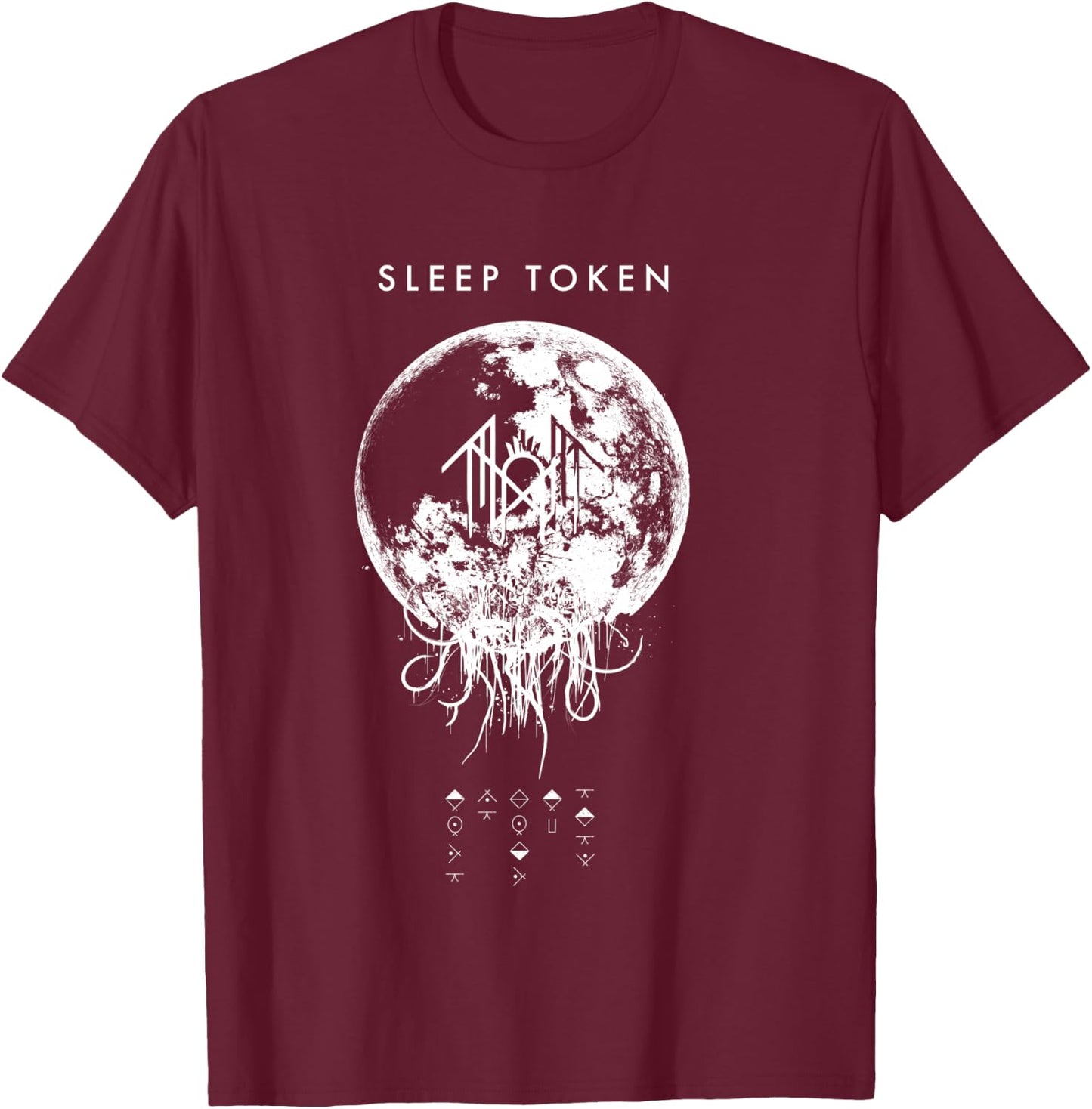 Sleep Token Cover Art T-Shirt - T-Shirt | Maroon