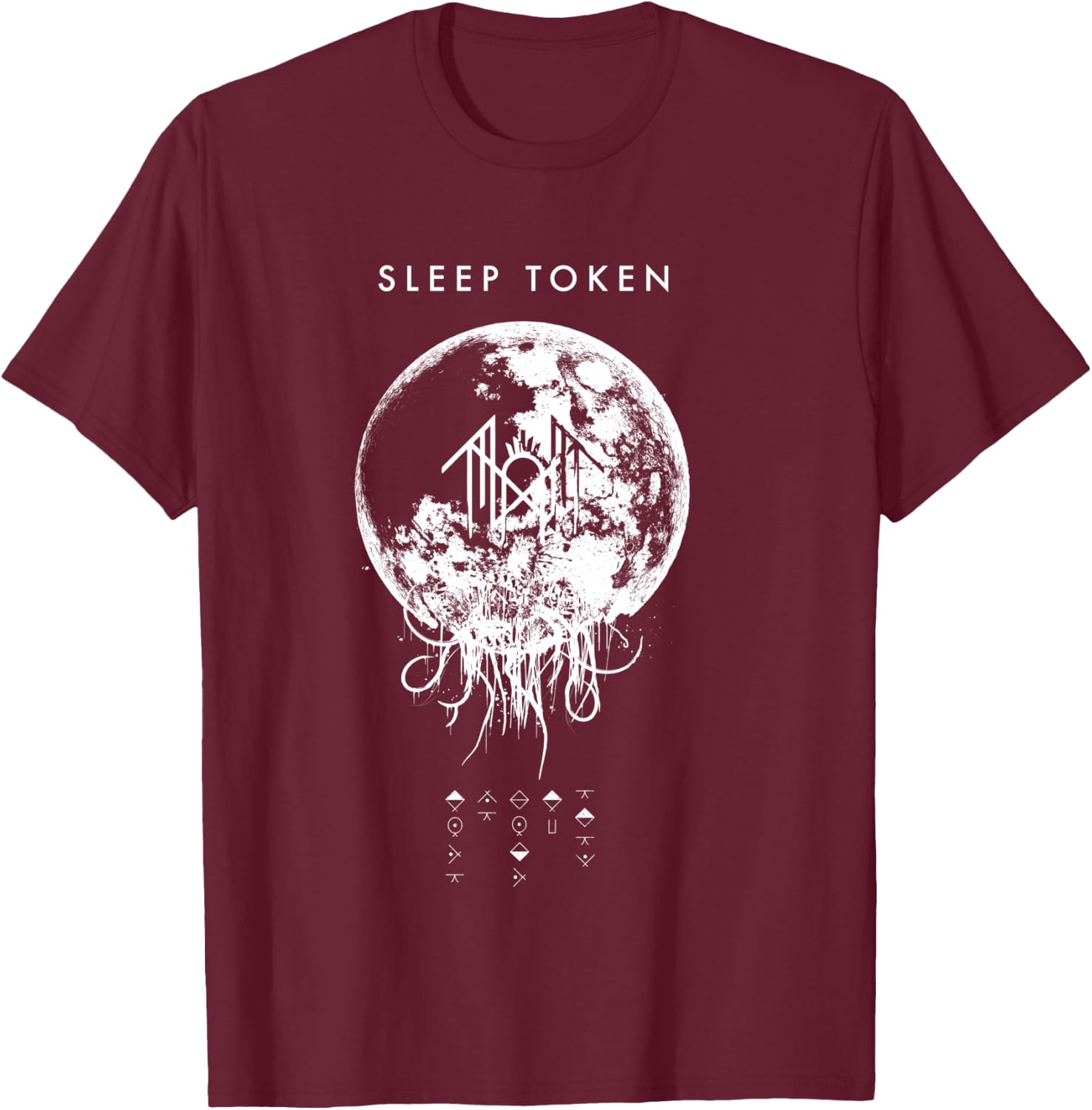 Sleep Token Cover Art T-Shirt - T-Shirt | Maroon