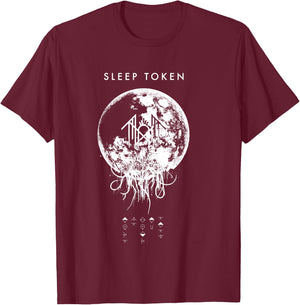 Sleep Token Cover Art T-Shirt - T-Shirt | Maroon