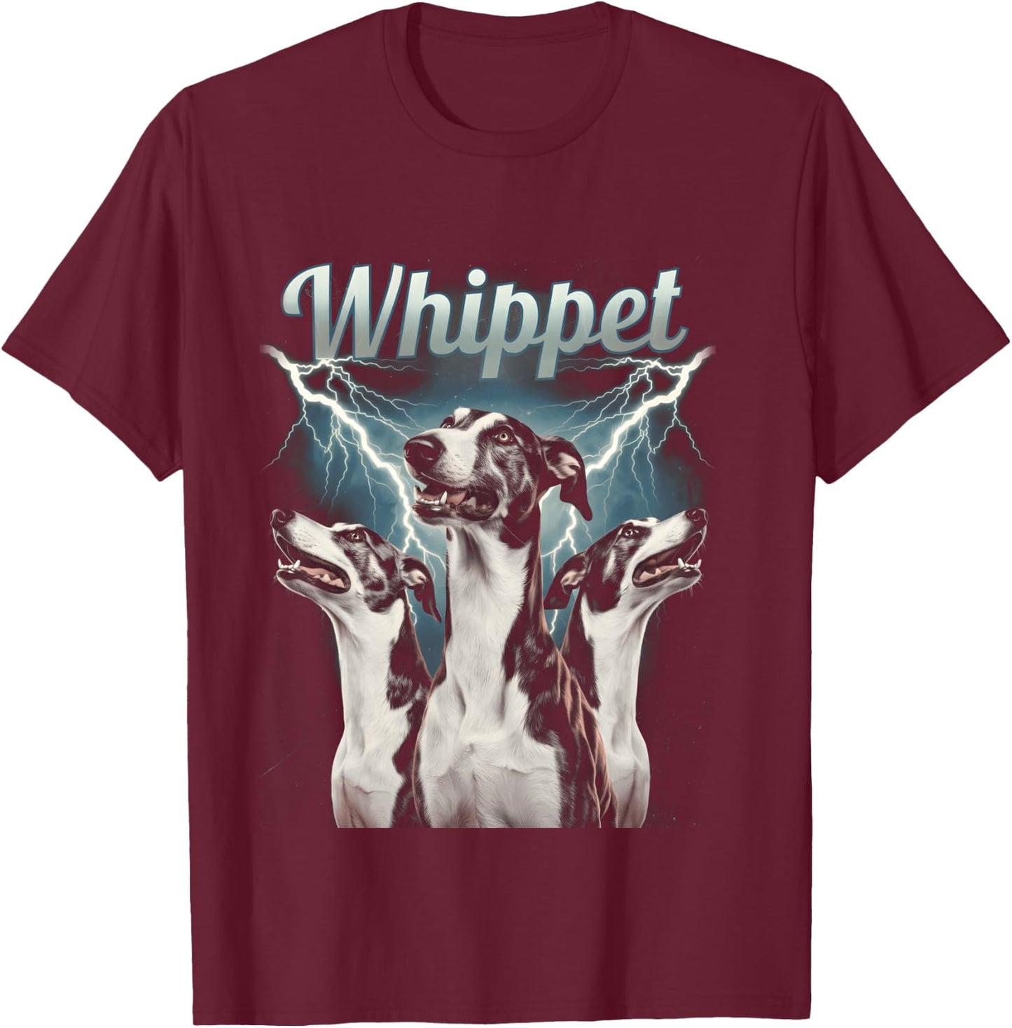 Whippet T-Shirt - T-Shirt | Maroon