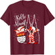 Cologne Cathedral Clown Kölle Alaaf Confetti Carnival Fashion Parade Shirt, black T-Shirt - T-Shirt | Maroon