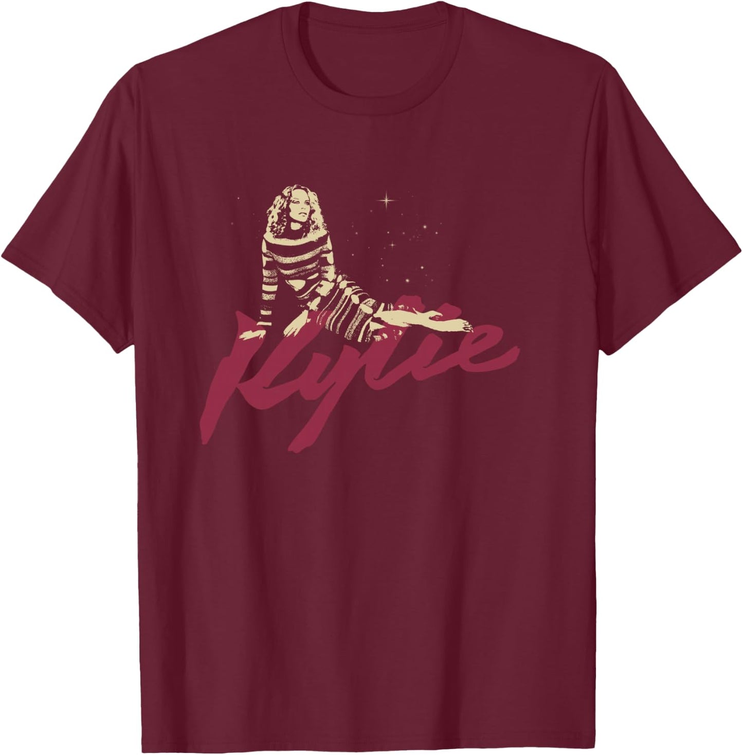 Kylie Minogue Disco Reclining T-Shirt - T-Shirt | Maroon