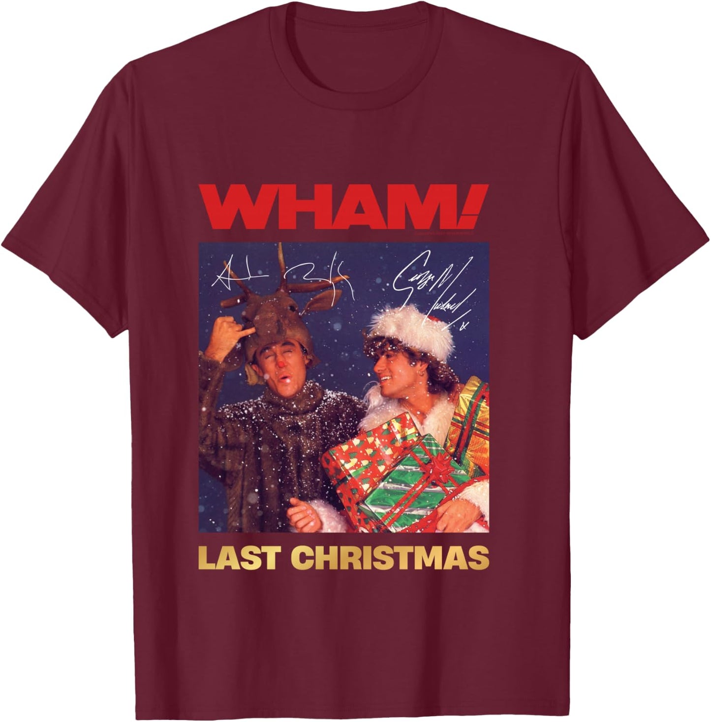 Amazon Last Christmas Signature Edition Exclusive Edition T-Shirt - T-Shirt | Maroon