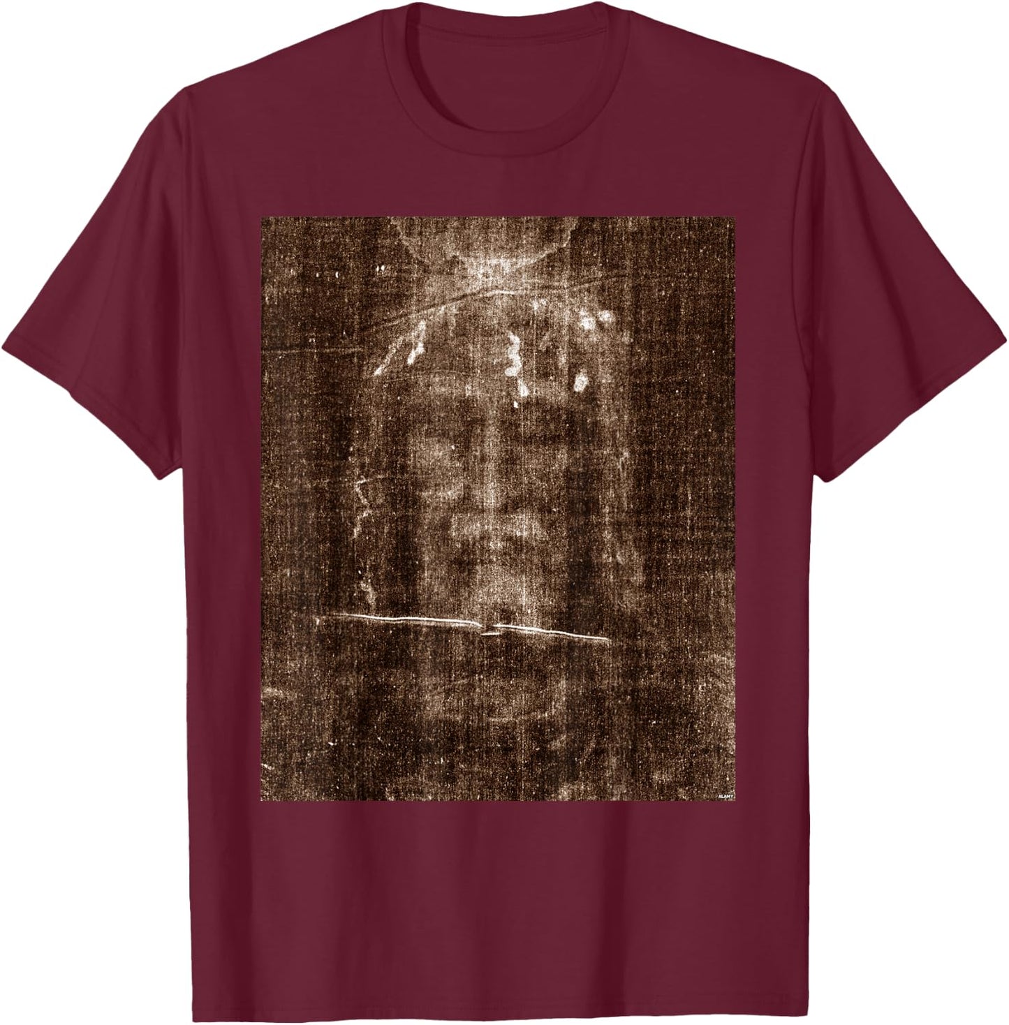 Shroud Of Turin Original T-Shirt - T-Shirt | Maroon