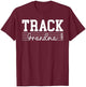 Track Grandma Of A Track And Field Athlete Grandma T-Shirt - T-Shirt | Maroon