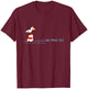 Will Meer Zeit Möwe Nordsee Urlaub Spruch T-Shirt - T-Shirt | Maroon