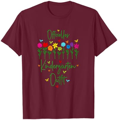Offizielles Kindergarten Outfit - Erzieher Kita Erzieherin T-Shirt - T-Shirt | Maroon