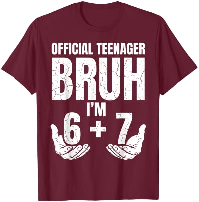 13th Birthday It's My 13 Bday Girls Boys Turning 13 Birthday T-Shirt - T-Shirt | Maroon