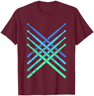 Schlagzeug Schlagzeuger Drummer Jungen Kinder Herren T-Shirt - T-Shirt | Maroon