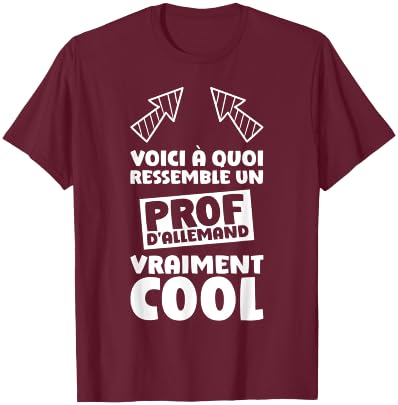 German Teacher Funny Quote German Teacher T-Shirt - T-Shirt | Maroon