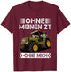 ZT 323 Tractor Agricultural Machine T-Shirt - T-Shirt | Maroon