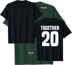Together Since 20XX Year Couple Matching Anniversary T-Shirt - T-Shirt | Forest