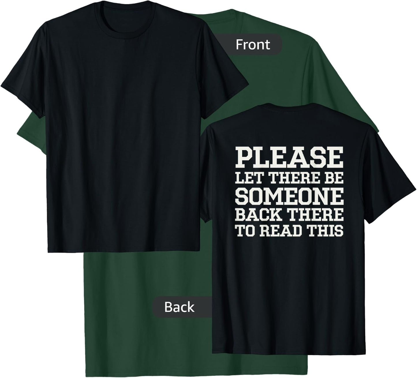Funny Cross Country Shirt With Back Print - XC Running Shirt T-Shirt - T-Shirt | Forest