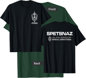 Russian Spetsnaz Alfa Group Special Operations T-Shirt - T-Shirt | Forest