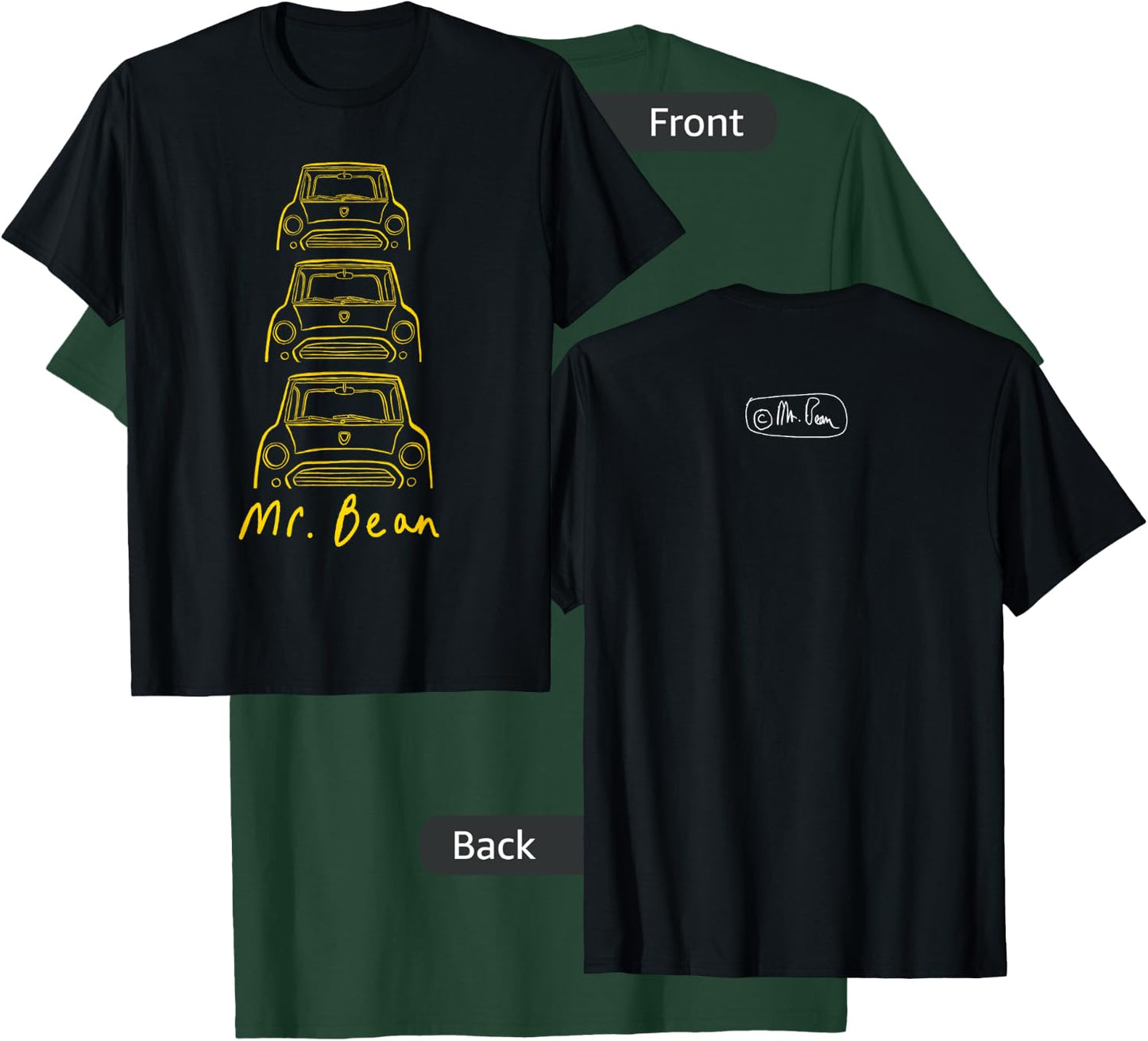 Mr Bean Car T-Shirt - T-Shirt | Forest