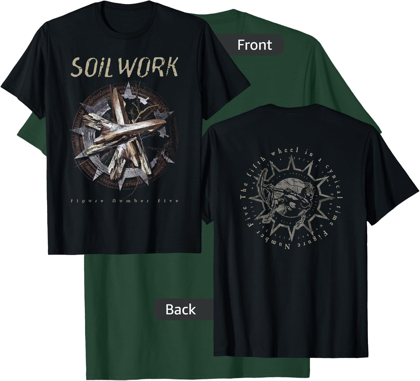 Figure Number Five T-Shirt - T-Shirt | Forest