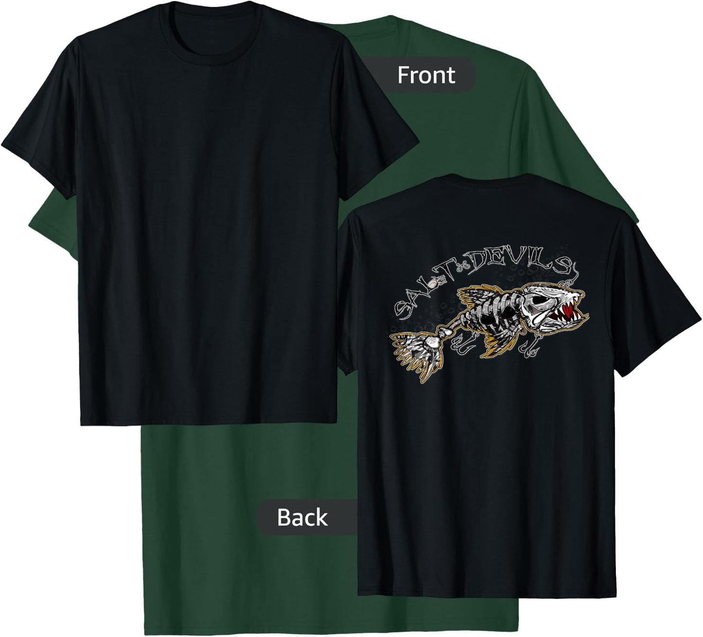 Skull Fish Lure T-Shirt - T-Shirt | Forest
