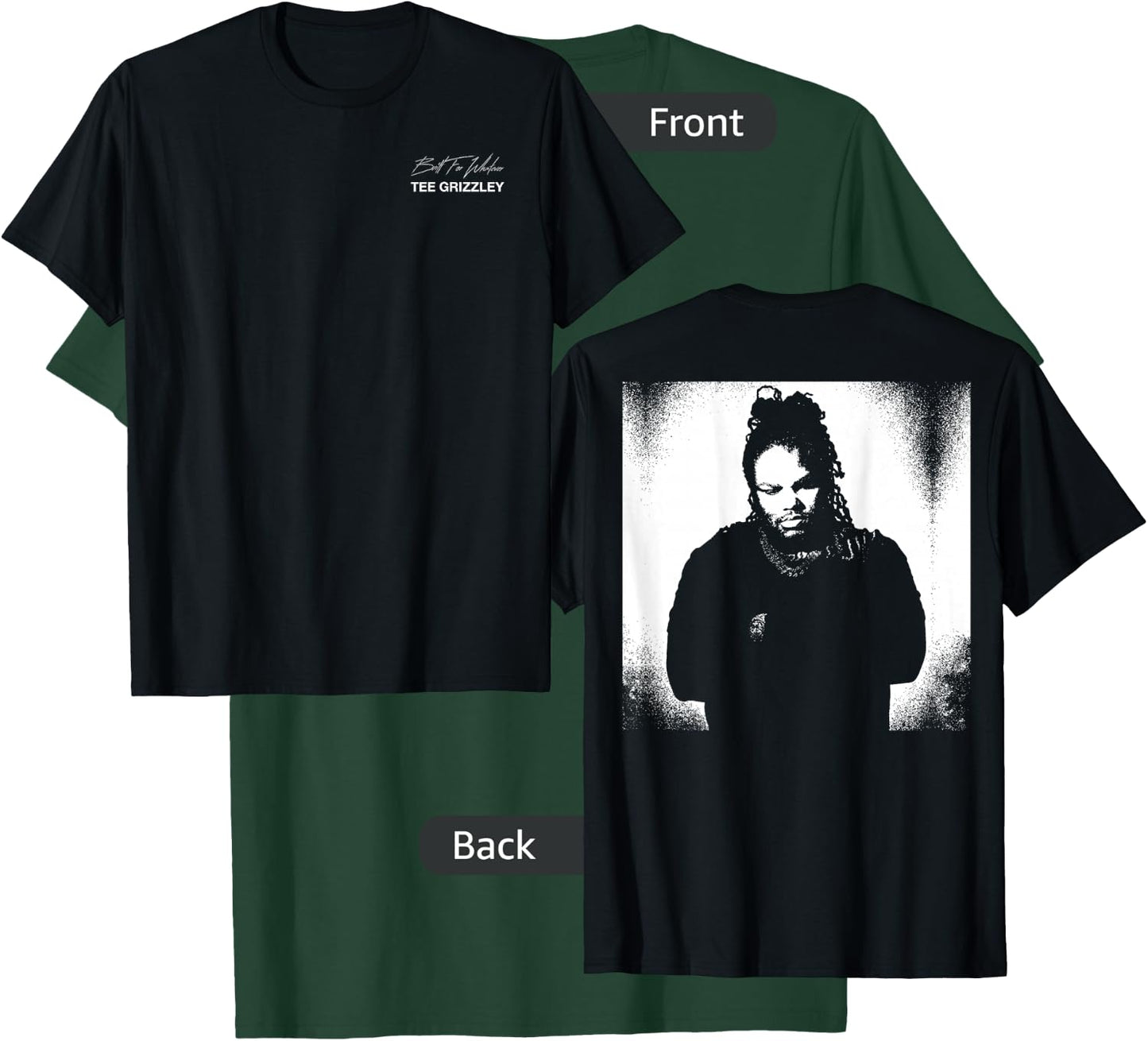 Grizzley Built for Whatever T-Shirt - T-Shirt | Forest
