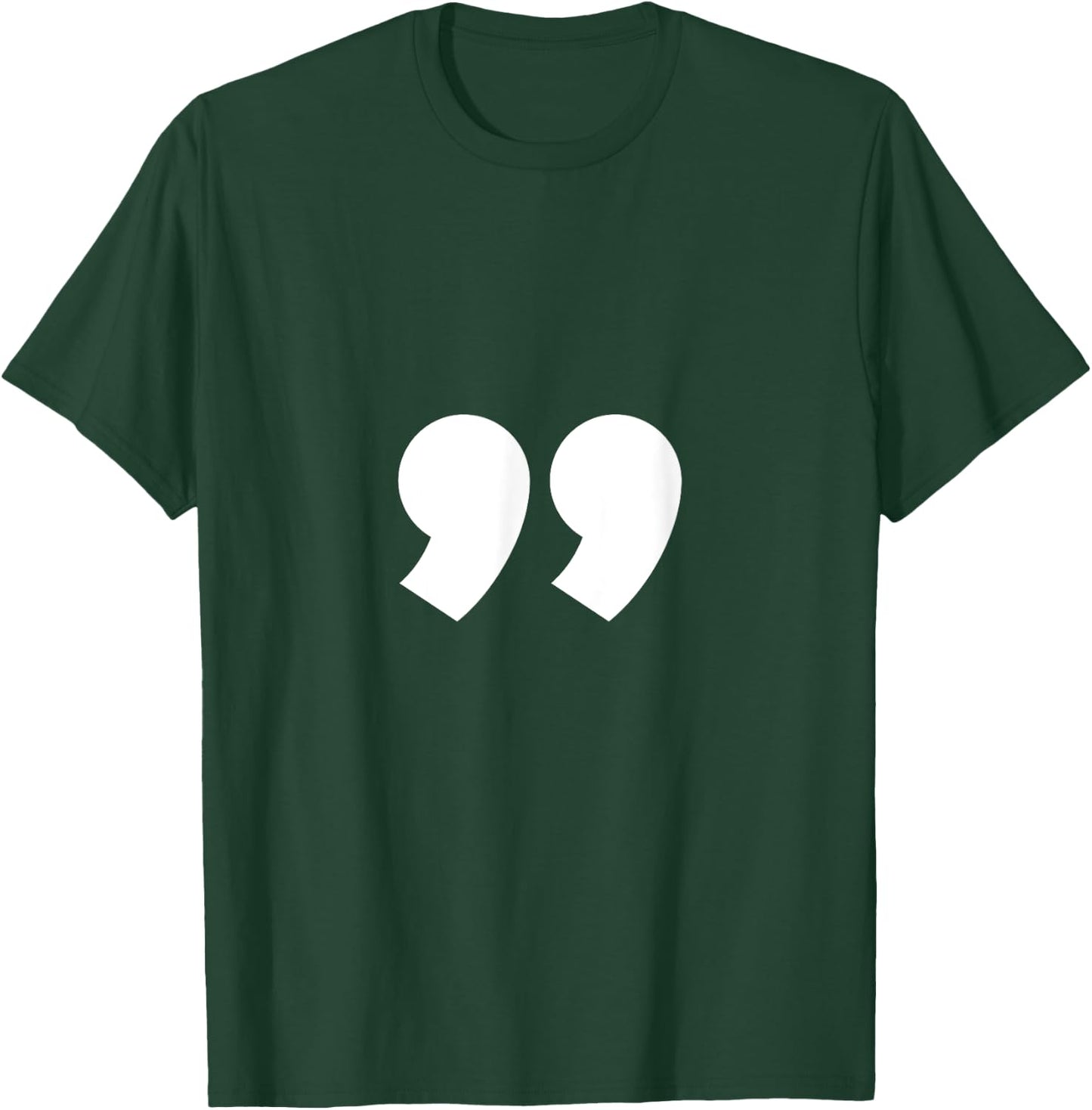 Alphabet Punctuation Quotation Mark T-Shirt - T-Shirt | Forest
