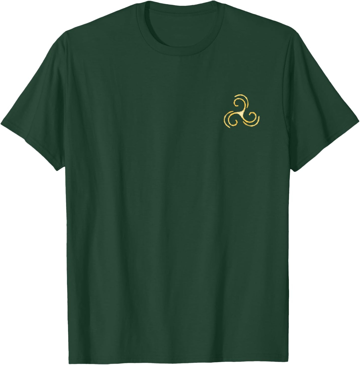 Triskele nordic triple spiral ancient spiritual Irish symbol T-Shirt - T-Shirt | Forest