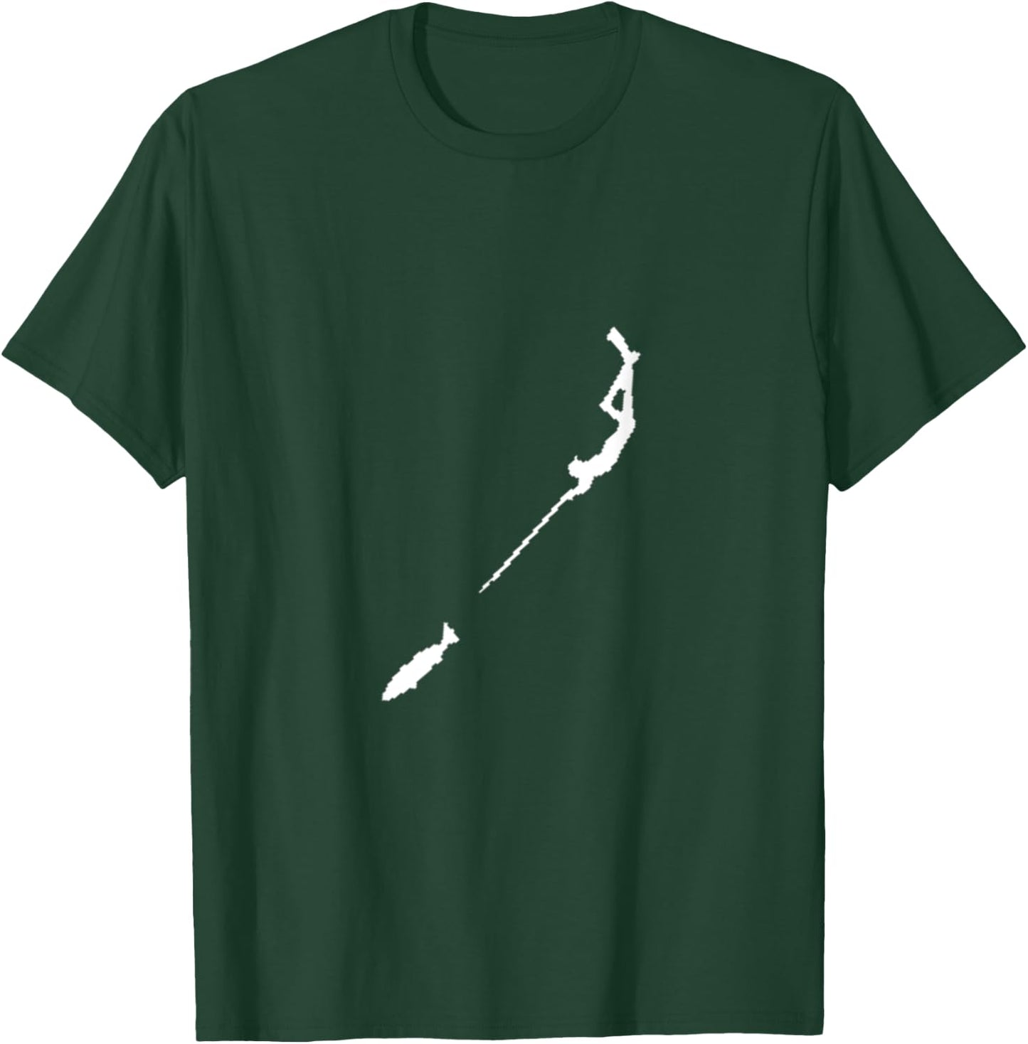 Spearfishing Scuba Hunting Freediving T-Shirt - T-Shirt | Forest