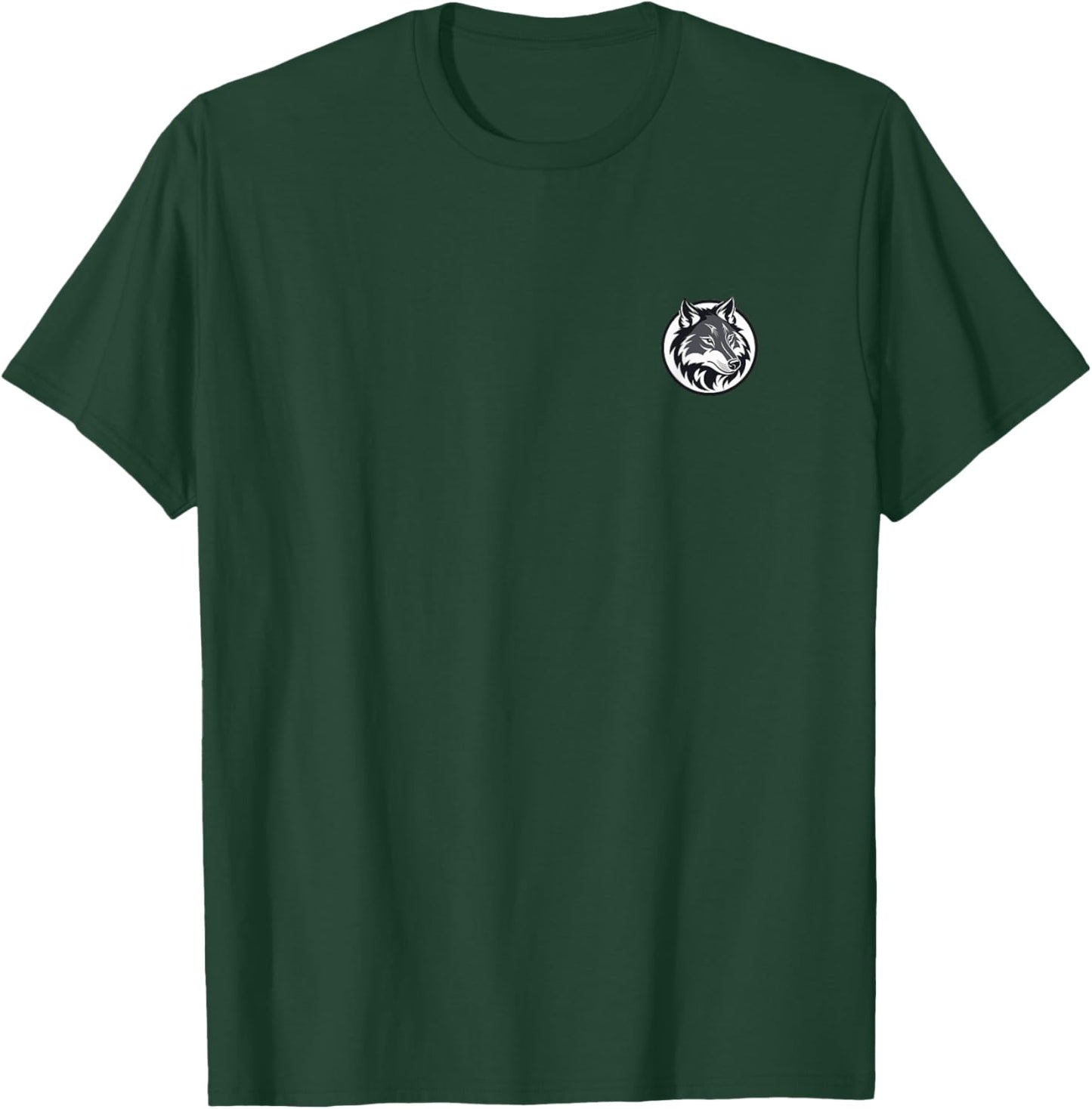 Wolf logo, minimalist animal logo, logo, wolf T-Shirt - T-Shirt | Forest