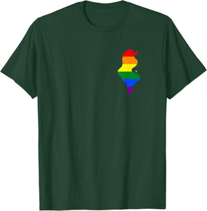 Tunesien LGBT Deko Nordafrika Tunis Pride Gay Herren Gender T-Shirt - T-Shirt | Forest