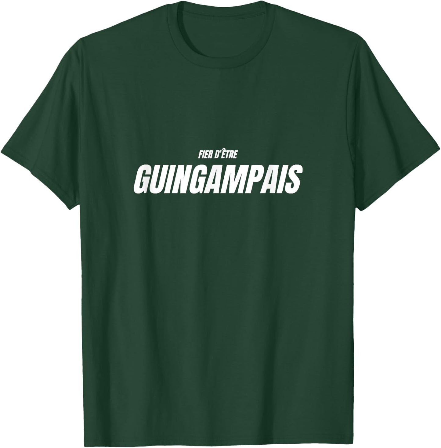 Proud to be Guingampais - Locals Guingampaise , Black, S T-Shirt - T-Shirt | Forest