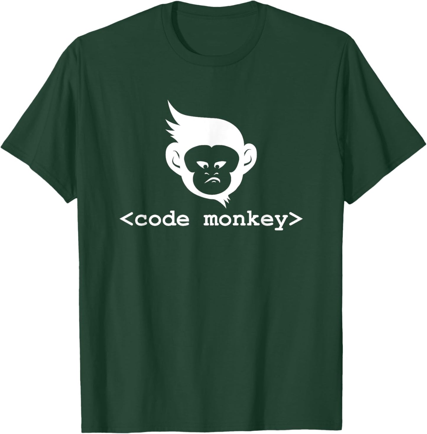 Code Monkey: Cool Programming Humor T-Shirt - T-Shirt | Forest