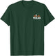 Texas Softball Vintage Minimalist City Retro Softball Lover T-Shirt - T-Shirt | Forest