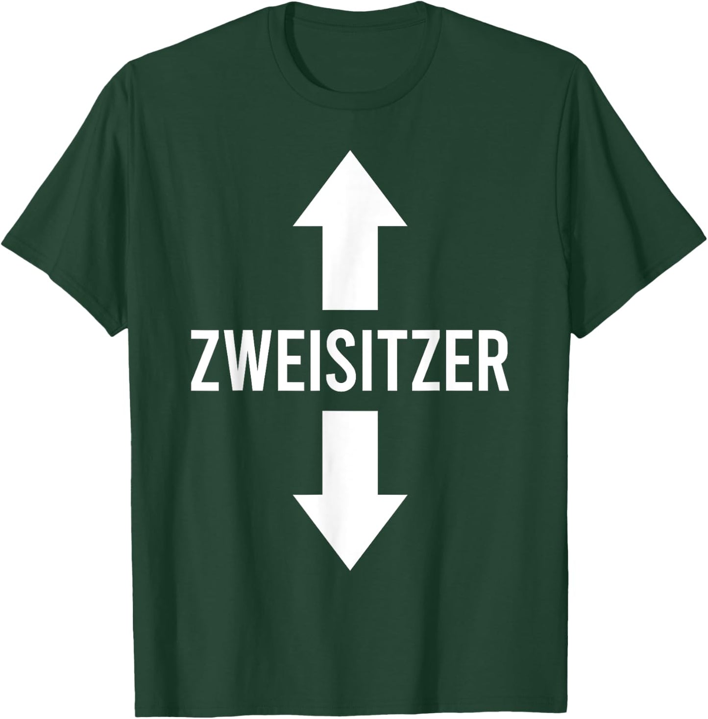 Two-seater shirt, two-seater shirt, two-seater , black T-Shirt - T-Shirt | Forest