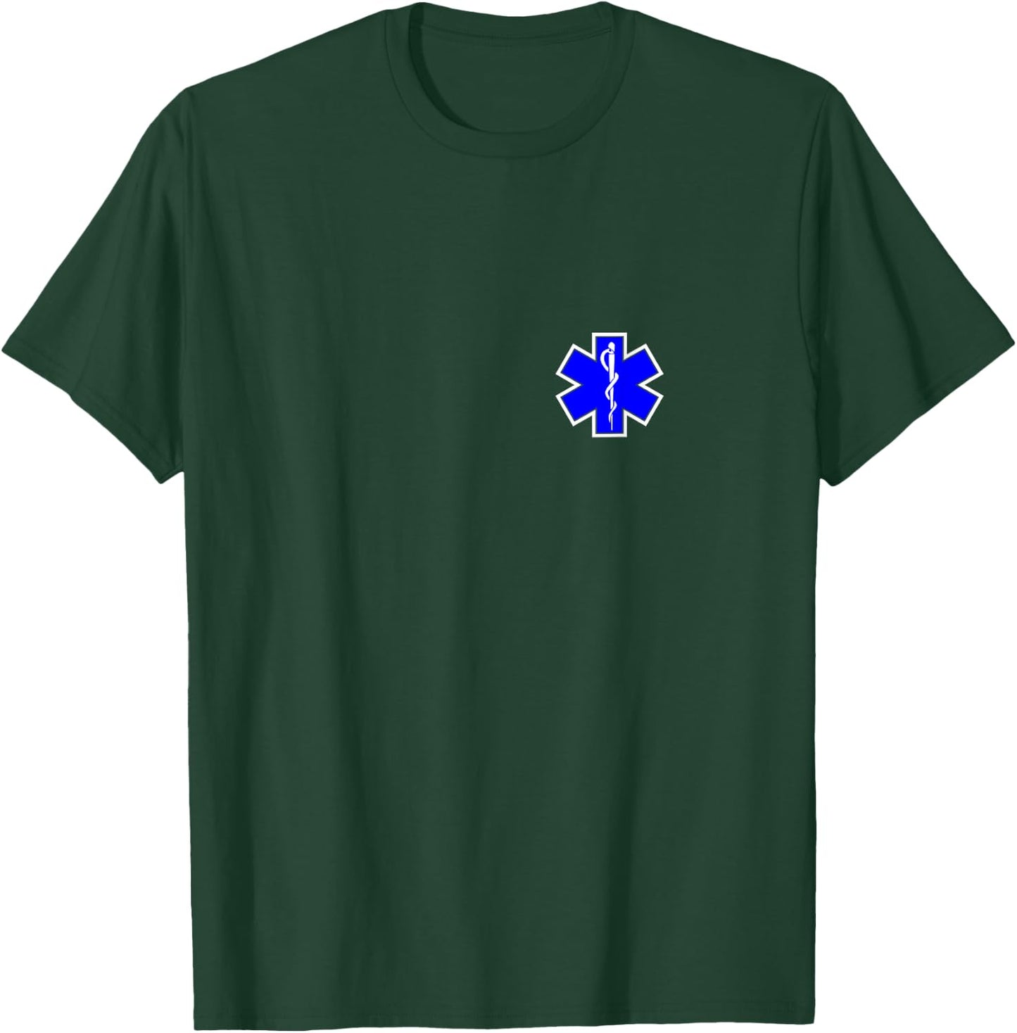 Small Caduceus Symbol Of Medicine Doctor Medical Staff Medic T-Shirt - T-Shirt | Forest