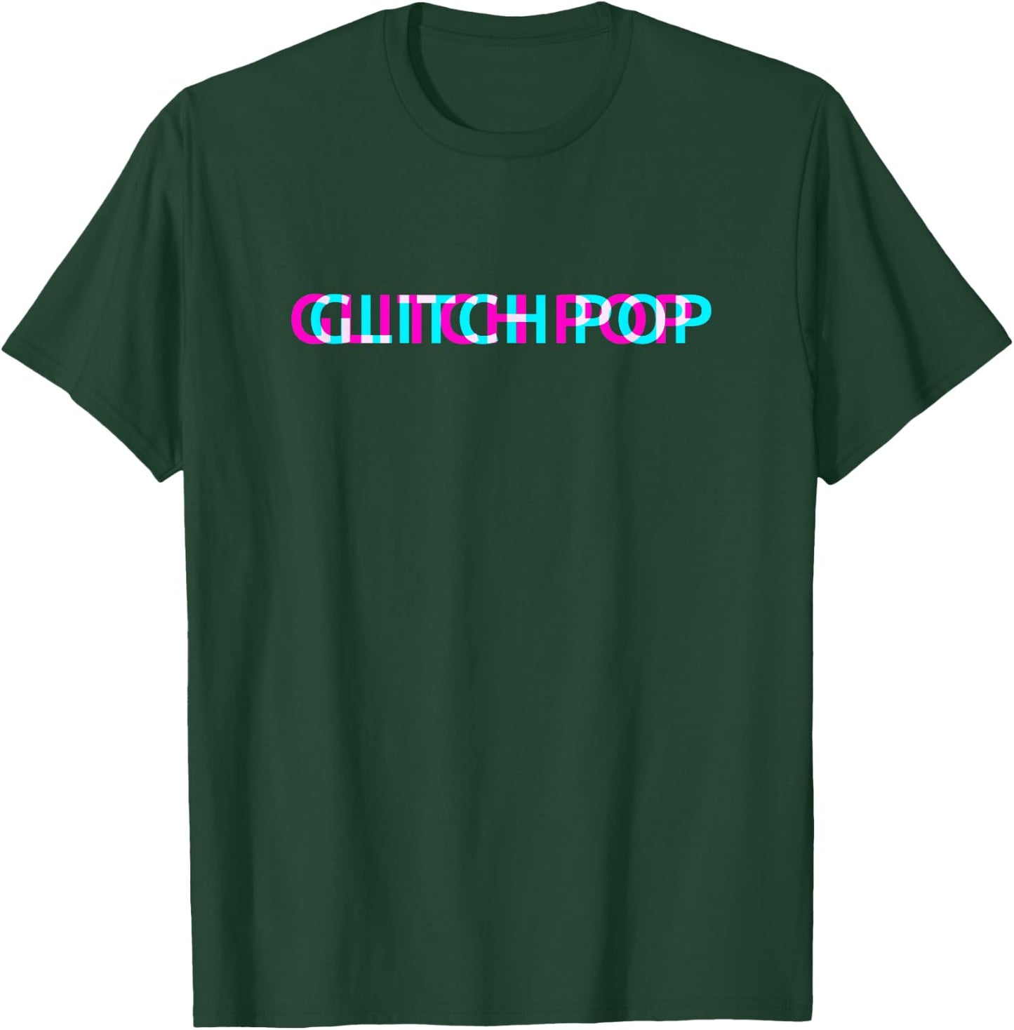 Glitch Pop Music Genre Glitch Art Festival Outfit T-Shirt - T-Shirt | Forest