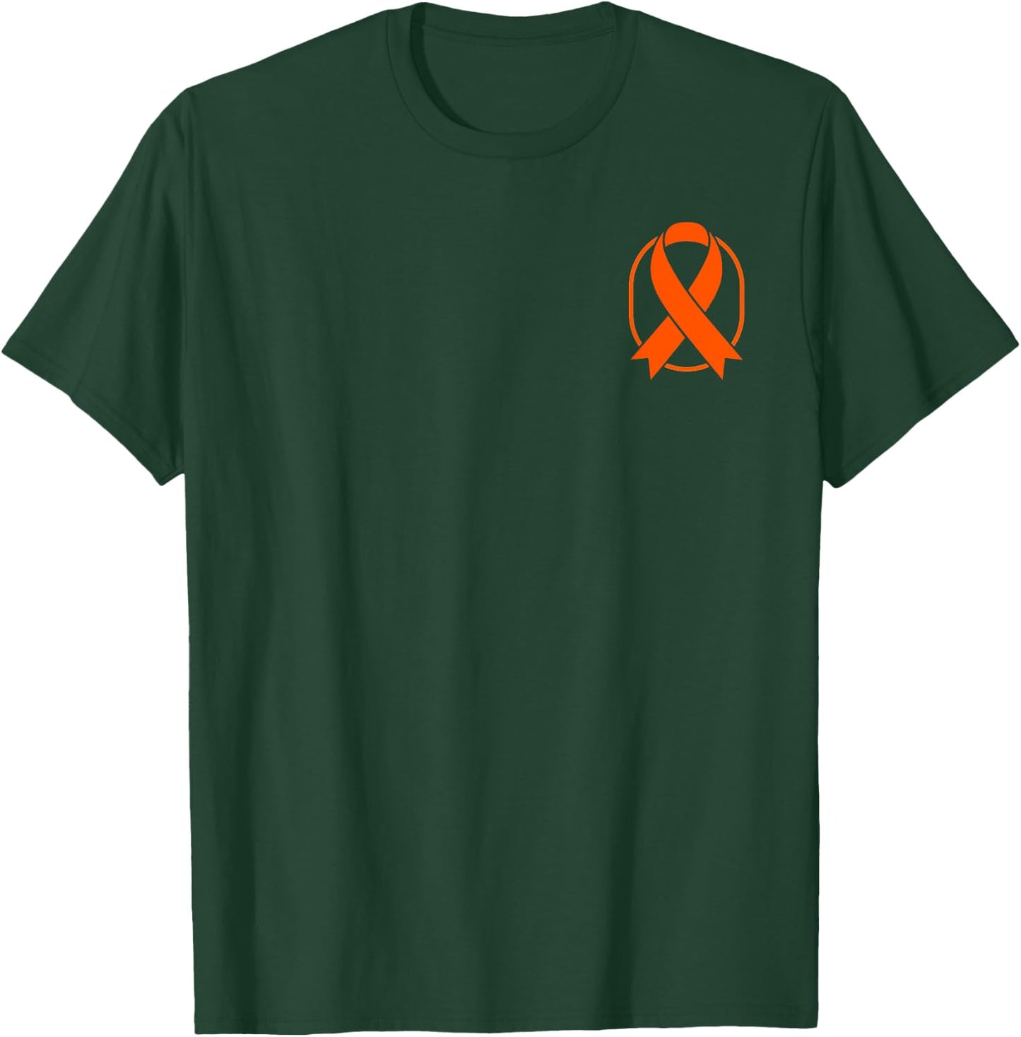 Orange Cancer Ribbon Leukemia Cancer Awareness T-Shirt - T-Shirt | Forest