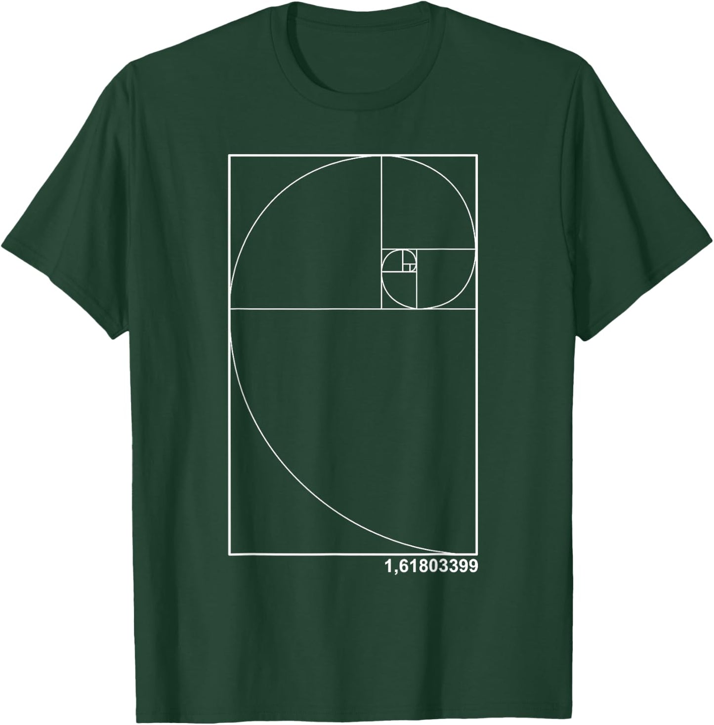 Gold Number 1,61803399 T-Shirt - T-Shirt | Forest