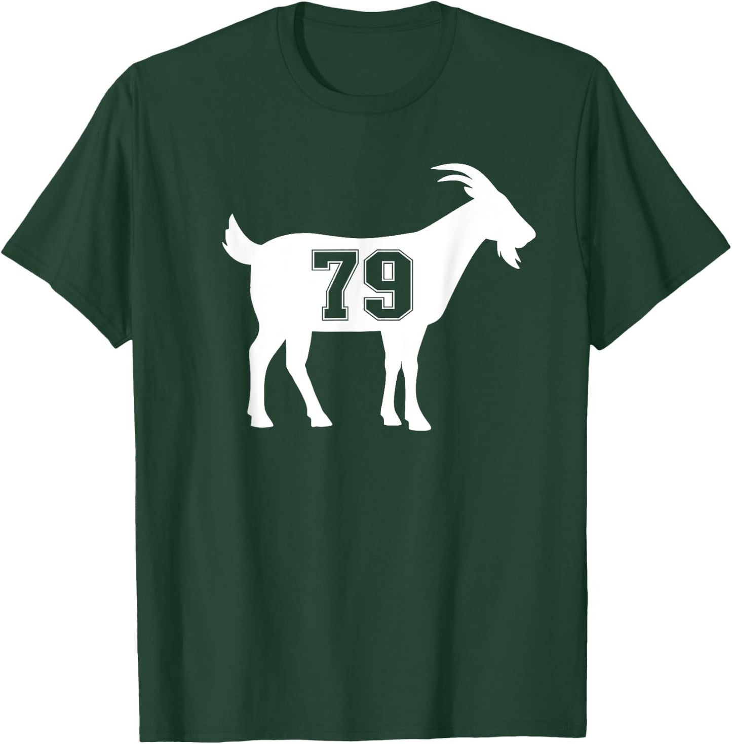 Chèvre 79 G.O.A.T. Numéro soixante-dix neuf chèvre T-Shirt - T-Shirt | Forest