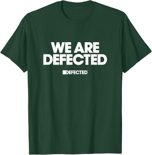 White Print We Are Defected , Black, S T-Shirt - T-Shirt | Forest