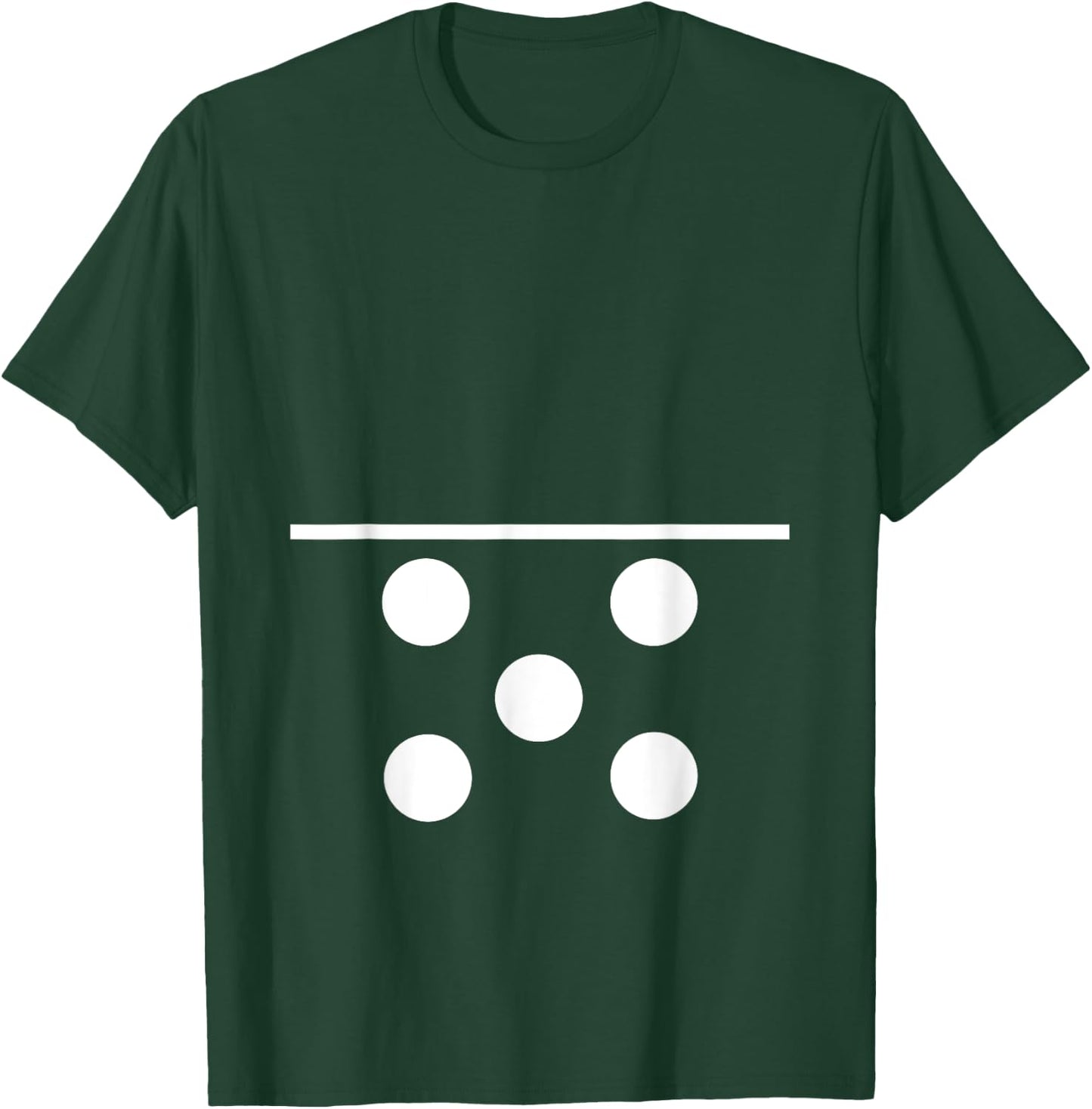 Domino Blank and 5 Matching Halloween Gift Group Costume 0-5 T-Shirt - T-Shirt | Forest