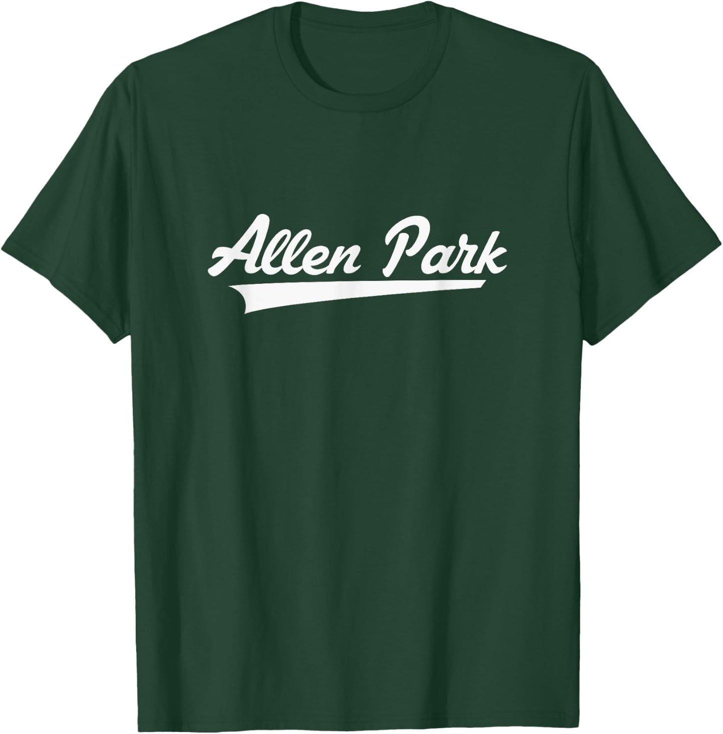 Allen Park High School Vintage Swoosh T-Shirt - T-Shirt | Forest
