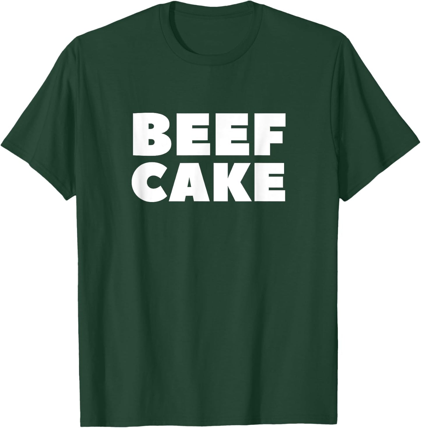 Beefcake Muscle Power Beef Up Six Pack Abs Mustache T-Shirt - T-Shirt | Forest