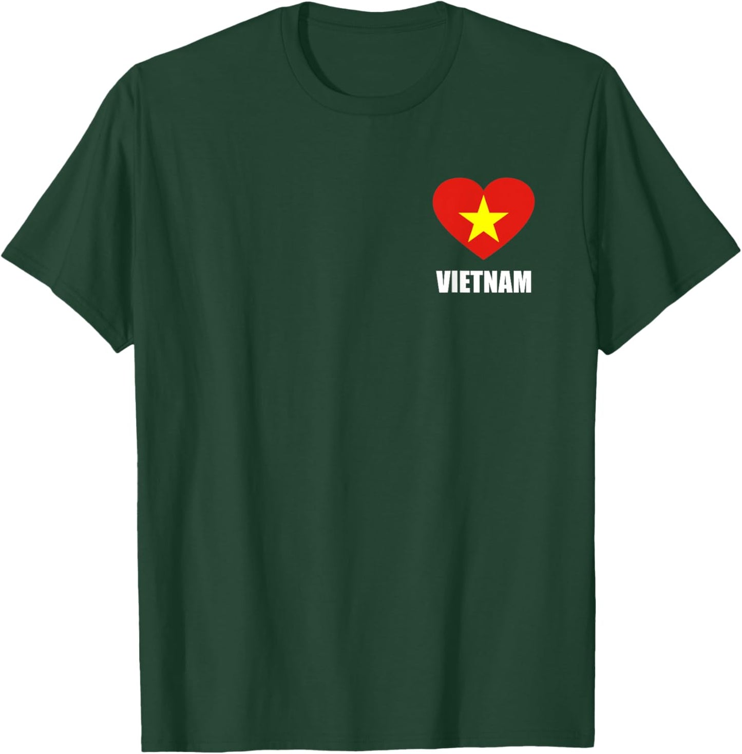 Vietnam Flag I Love Vietnam Shirt Country Flag Vietnam , Black, S T-Shirt - T-Shirt | Forest
