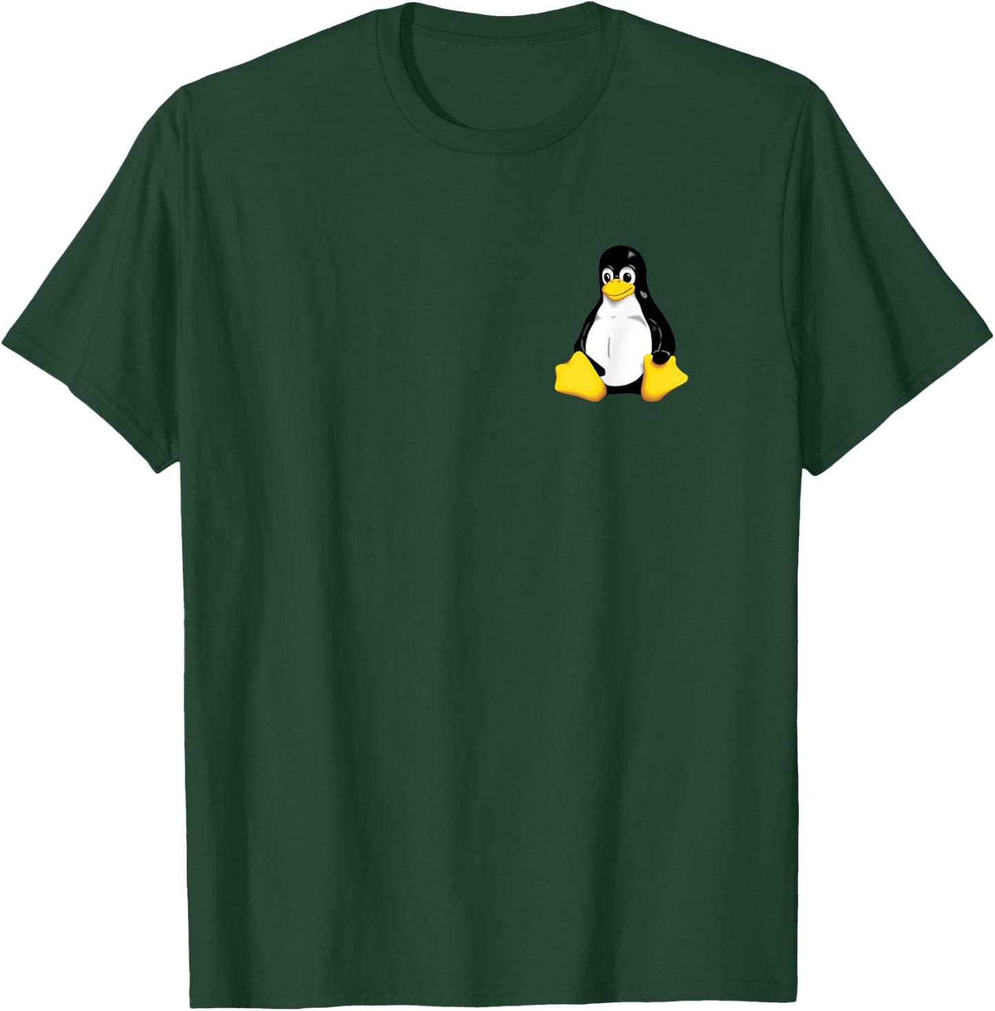 Linux t shirt penguin tux simple clean logo. T-Shirt - T-Shirt | Forest