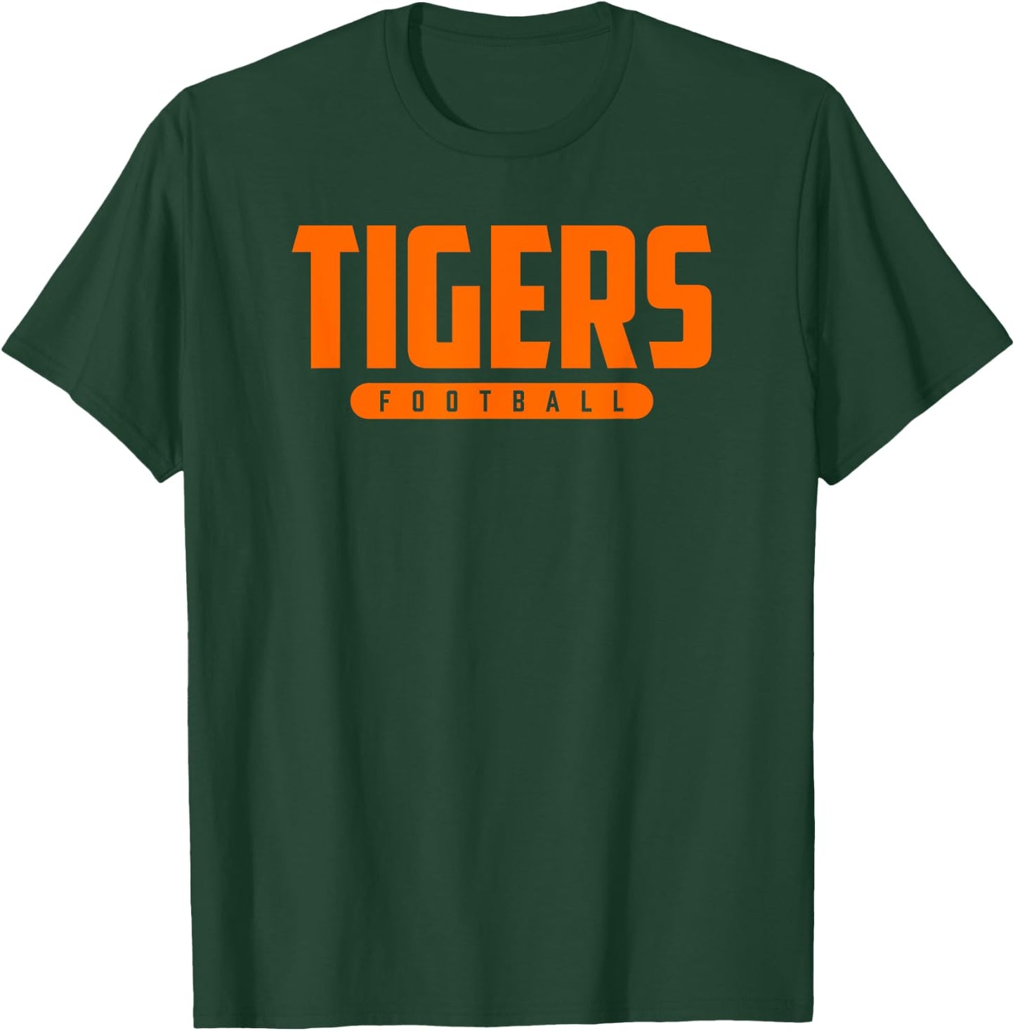 Tucker Tigers Football T-Shirt - T-Shirt | Forest